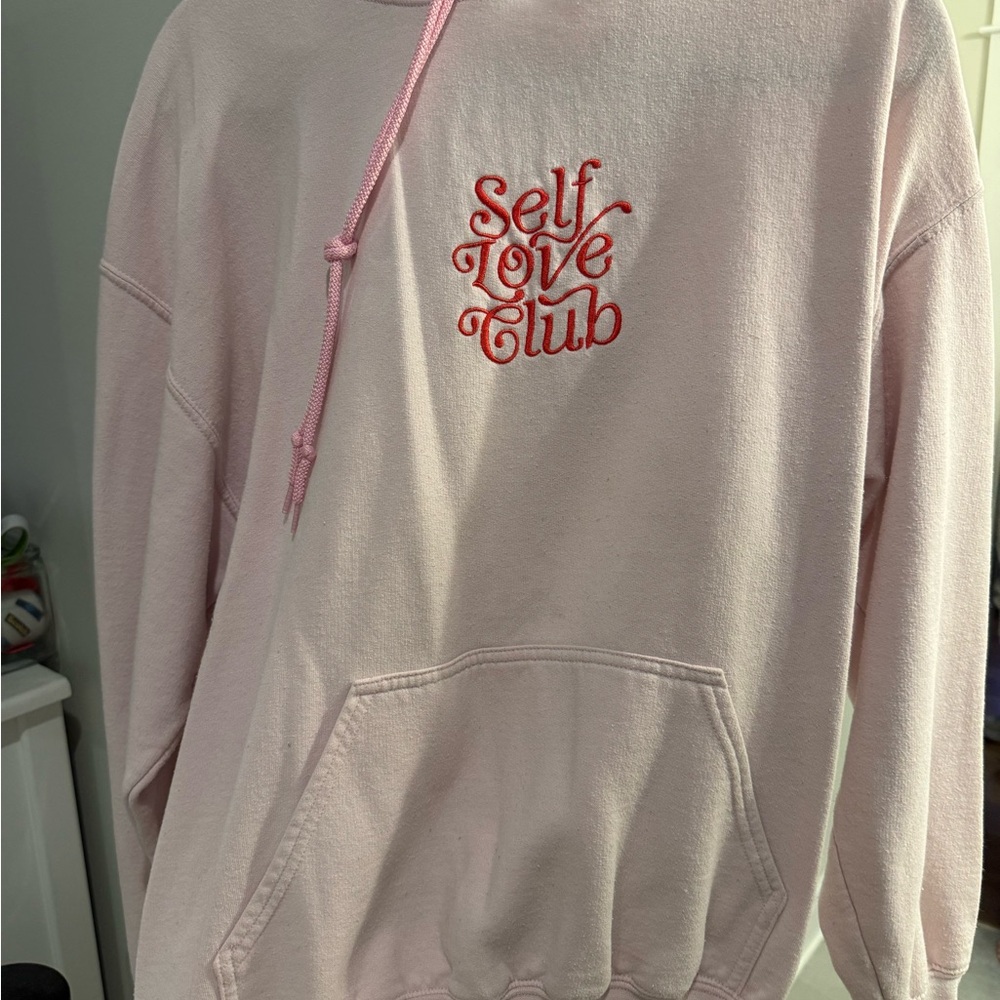 Lonely Ghost Pink 'Self Love Club' Hoodie